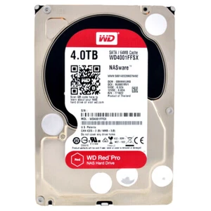 Western Digital Red Pro 4TB WD4001FFSX 7200 RPM 64MB SATA III 3.5" Nasware 3.0 - Picture 1 of 5
