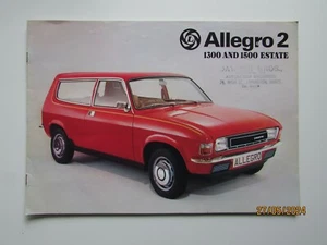 ALLEGRO 2 1300 Y 1500 FOLLETO PATRIMONIAL Nº 3169 - Imagen 1 de 2