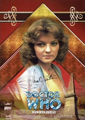 Sarah Sutton hand signed Doctor Who photo - Image 1 of 2