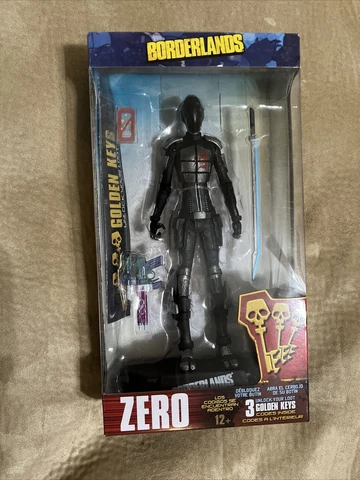 McFarlane Borderlands Zer0 Zero Action Figure Golden Keys Edition Color Tops #41 Cover
