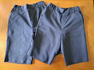 Matalan Dark Grey School Shorts 10 Years - Picture 1 of 6