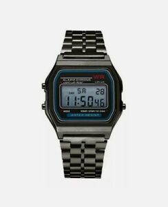 RETRO Klasyczny zegarek Cyfrowy sportowy stoper alarmu Unisex Oryginalny dostawca z Wielkiej Brytanii
