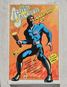 Action Jackson Colorforms Adventure Set Vintage Near Complete Mego AJ - Bild 1 von 9