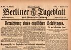 German newspaper 1917 BERLINER TAGEBLATT WWI news