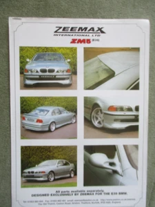 Zeemax ZM5 BMW E39 Serie 5 Inglaterra Tuning + Precios 6/1998 - Imagen 1 de 2