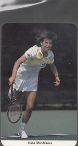 HANA MANDLIKOVA 1987 Fax Pax Tenis #NNO Checoslovaquia 4 veces ganador importante - Imagen 1 de 2