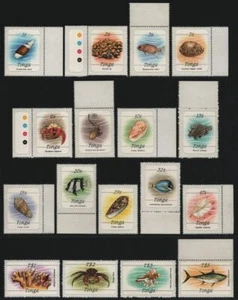 Tonga 1984 - Mi-Nr. 873-889 B ** - MNH - Animales marinos / Vida marina (II) - Imagen 1 de 2