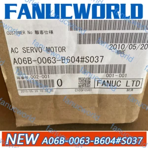 A06B-0063-B604#S037 SERVO MOTOR EXPEDITED A06B-0063-B604#S037 - Picture 1 of 8