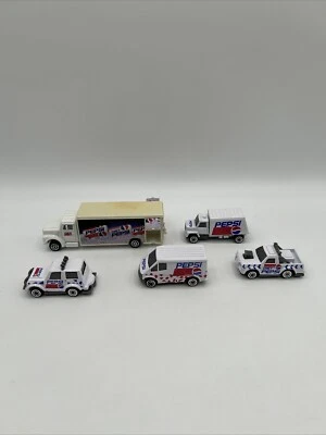 Remolque Road Champs 1993 tractor blanco Pepsi semirremolque - 5" con lote de 4 autos ++ Foto 1 de 4