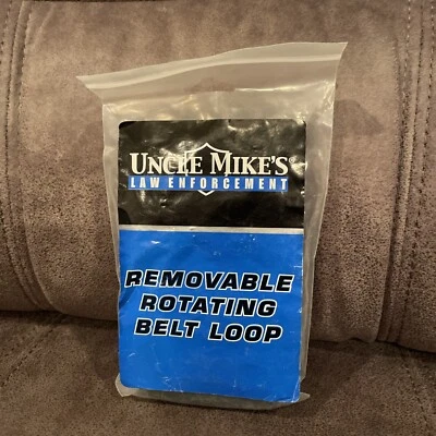 Uncle Mike's 9890-1 Removable Rotating Holster Belt Loop Quick Detach - Image 1 of 4