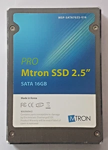 16 GB SATA 1.5Gb/s Mtron Pro MSP 7000 MSP-SATA7025-016 SSD 2.5" Festplatte - Picture 1 of 1