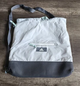 adidas Drawstring Bag With Sling Convertible Wipe Clean Inside - Picture 1 of 7