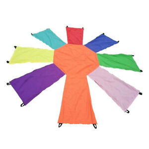  Educational Toy Kids Outdoor Tent Rainbow Parachute Parent-child