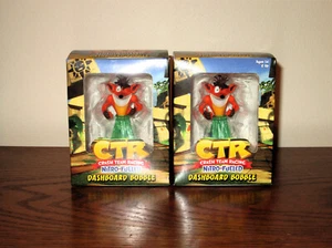 Lot of 2: CTR Crash Team Racing Nitro Fueled Dashboard Bobbles -  Activision - Picture 1 of 5