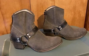 Freebird By Steven SPIRIT Grey Suede Boots Size 7 - Picture 1 of 6