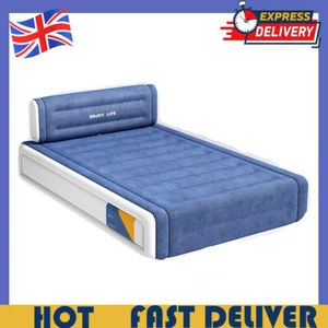 203x152x46cm King Inflatable Air Bed Mattress with Built-in Electric Pump UK - Picture 1 of 6
