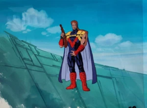 MARVEL FANTASTIC FOUR PRODUCTION ANIMATION CEL HAND PAINTED X MEN FABIAN CORTEZ - Bild 1 von 9