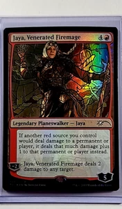 2019 MTG Magic the Gathering SLD Secret Lair Foil #513 Jaya Venerated Firemage - Picture 1 of 2
