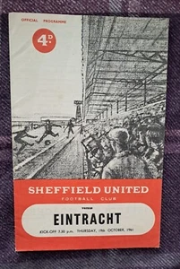 1961 Friendly - SHEFFIELD UNITED v. EINTRACHT FRANKFURT - Picture 1 of 1