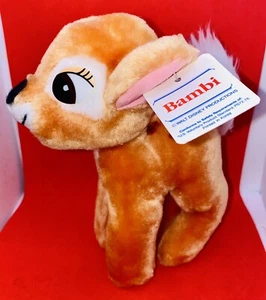 Vintage Walt Disney's Animated Film Classic BAMBI Plush Stuffed Toy 1985 - Picture 1 of 5