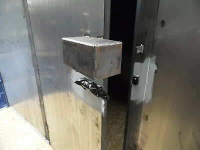 shipping Container, Universal Lock Box takes most locks 210mm long x 100mm Hants - Image 1 of 3