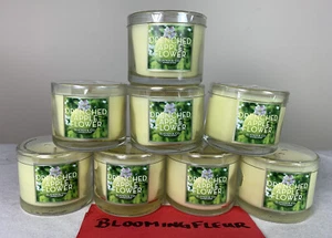 DRENCHED APPLE FLOWER Bath Body Works Slatkin & Co. MINI CANDLE lot of 8 - new - Picture 1 of 6