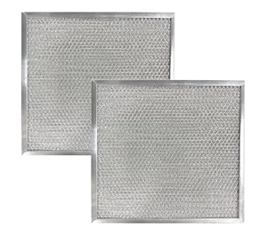 (2 Pack) Air Filter Factory 11" X 11" X 3/8" Range Hood Aluminum Grease Filters - Picture 1 of 4