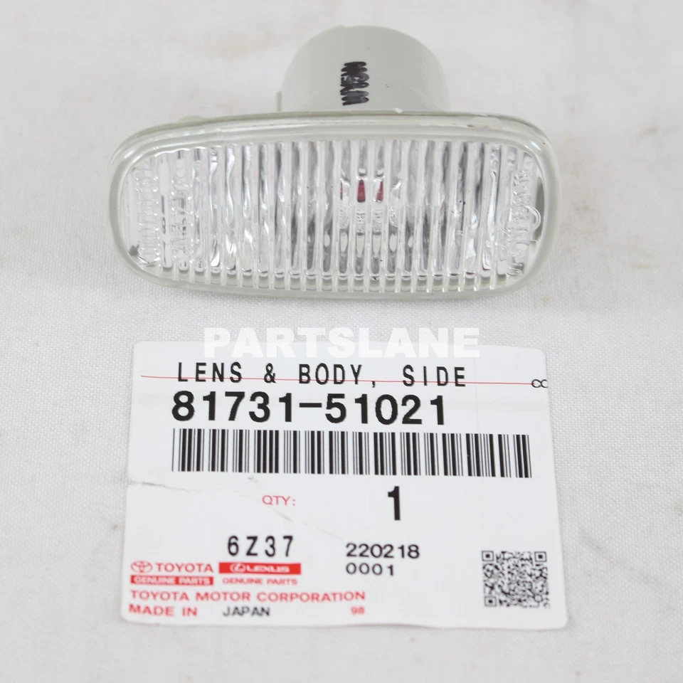 Lente lámpara señal de giro lateral genuina derecha/izquierda Toyota Scion xA xB 81731-51021 OEM Foto 1 de 2