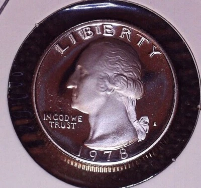 1978-S Washington Quarter Cameo Proof Clad 25(c) GEM BU - Image 1 of 2