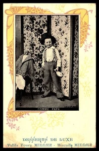 DESSERTS DE LUXE, petits Bourt MILLEZ, Biscuits MILLEZ, Young Boy CHAMPAGNE UDB - Picture 1 of 2