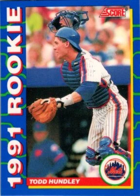 1991 Score Rookies #23 Todd Hundley - Image 1 of 2