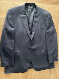 Burberry London Navy Blue Silk/Wool Bond Street Sport Jacket Coat Men 46R Blazer - Picture 1 of 8