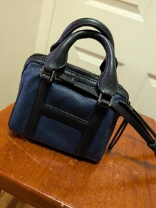 Handtasche Heathers Closet Leder blau  - Bild 1 von 8