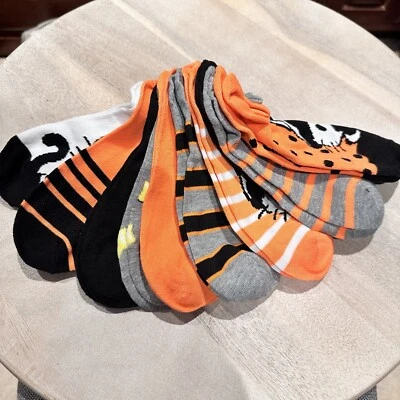 SANRIO HELLO KITTY HALLOWEEN Ladies 10 Pair Of No Show Socks New - Image 1 of 4