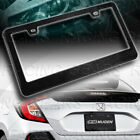1PC BLACK DIAMOND CUT STYLE LICENSE PLATE FRAME HOLDER COVER FRONT OR REAR