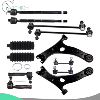 12x Front Control Arm Tie Rod End Sway Bar End Link For 2001 02-2003 Toyota RAV4 - Image 1 of 4