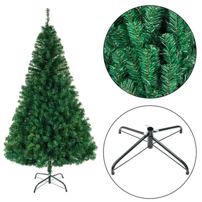 🎄 8FT Artificial Christmas Tree - 1138 Tips - Unlit Full Pine with Iron Stand🎄 - Image 1 of 4