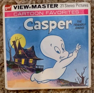 De Colección gaf View-Master, 21 Imágenes Estéreo en 3 Carretes Paquete "Casper" No. A B-633 - Imagen 1 de 6