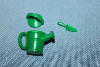 Tapa y pala de regadera verde vintage Barbie Tutti Plantin Posies #3609 1967 Foto 1 de 3