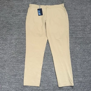 Blaw Tech Anzughose Herren XL Beige 36X31 Kordelzug Hose Performance Stretch - Bild 1 von 12