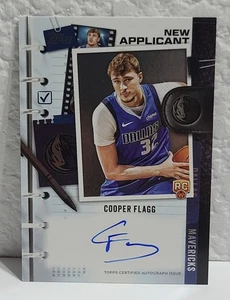 Topps Basketball Cooper Flagg Rookie Autographed #NA-CF Dallas Mavericks - Picture 1 of 9