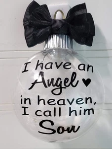 GEDENK TRAUERSCHMUCK SYMPATHIE VERLUST DES SOHNES GESCHENK FÜR MAMA MIT WEISSER GESCHENKBOX - Bild 1 von 6