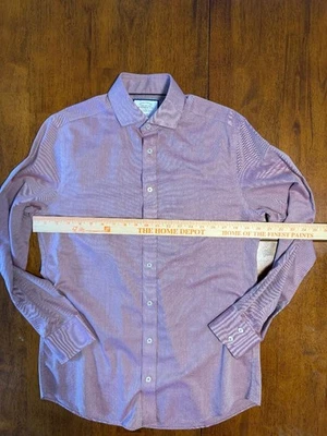 Camisa Para Hombres Charles Tyrwhitt Calce Ajustado Sin Hierro Manga Larga Abotonada Talla 15.5/34 Foto 1 de 3