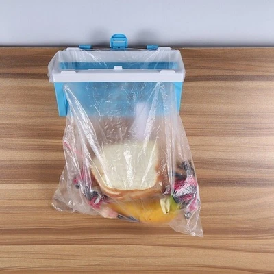 1PC Foldable Plastic Garbage Bag Rack Hanging Trash Rubbish Storage Holder - Image 1 of 4