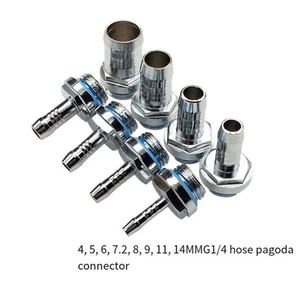 Schlauchpagode PC -Wasserkühlung 1pc 4/6/7.2/9/11/14mm Anpassung Von Zwei-Touch - Afbeelding 1 van 104