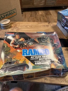 Vintage 1985 Rambo 1/48 Attack Set - Copper and River Boat - Bild 1 von 7