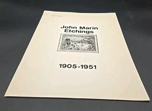 John Marin ETCHINGS 1905-1951 Marlborough Gallery 1971 First Edition Softcover - Picture 1 of 7