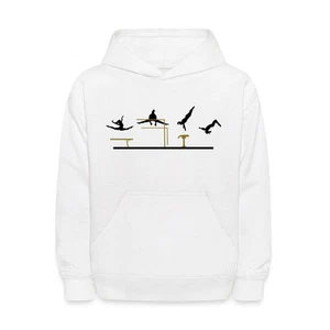 Gymnastics Artistic Gymnast Events Kids' Hoodie - Picture 1 of 13