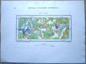 1880 Perron map VILNIUS REGION, LITHUANIA, #88 - Picture 1 of 1