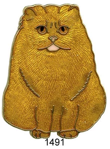 BRO1491 - BROCHE - CHAT 5 - Bild 1 von 1